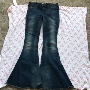 Free people large bell bottoms